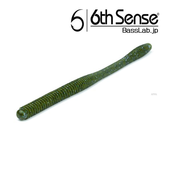 画像1: Divine Shakey Worm 　Green Pumpkin Blue/ グリーンパンプキンブルー　6.3/7.0インチ　 (1)