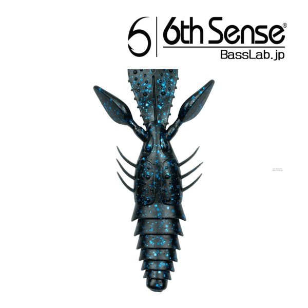 画像1: Prawn 4.2 　Black N Blue Flake / ブラックアンドブルーフレーク　　 4.2インチ　 (1)