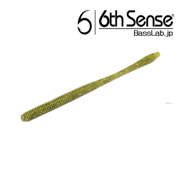画像1: Divine Shakey Worm 　Green Pumpkin Burst/ グリーンパンプキンバースト　6.3/7.0インチ　 (1)